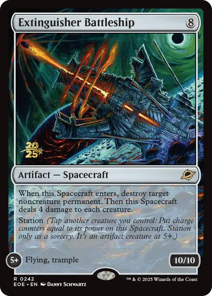 Extinguisher Battleship [Edge of Eternities Prerelease Promos]
