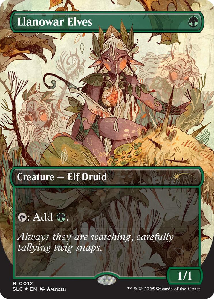 Llanowar Elves (Halo Foil) [Secret Lair Countdown Kit]