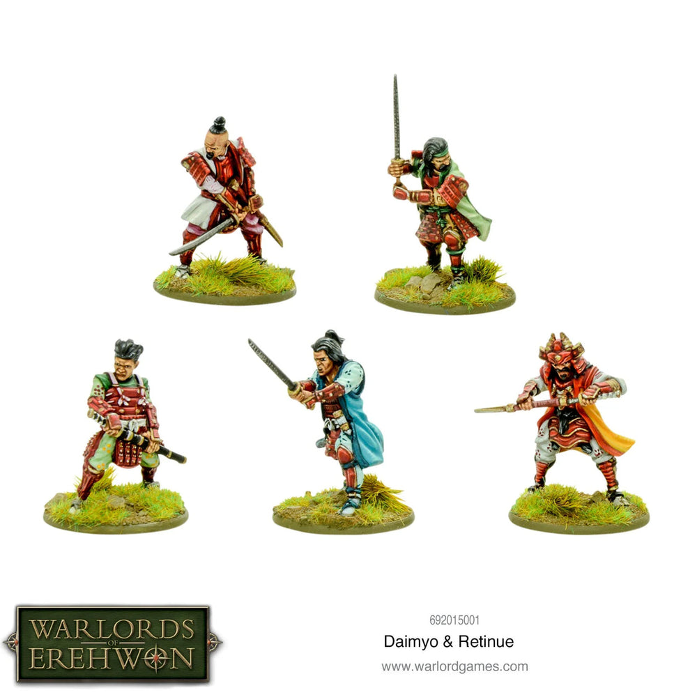 Warlords of Erehwon: Samurai: Daimyo & Retinue