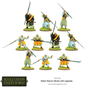 Warlords of Erehwon: Samurai: Sohei Warrior Monks with Naginata