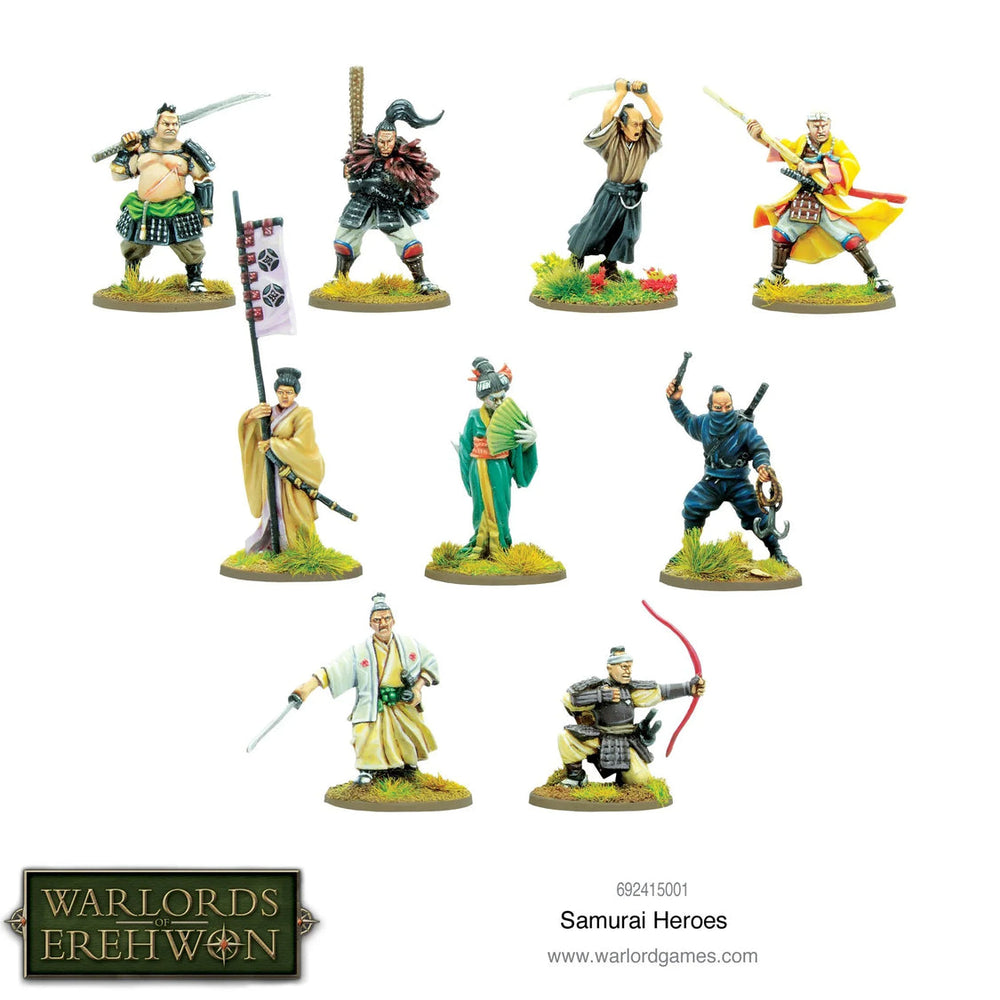 Warlords of Erehwon: Samurai: Samurai Heroes