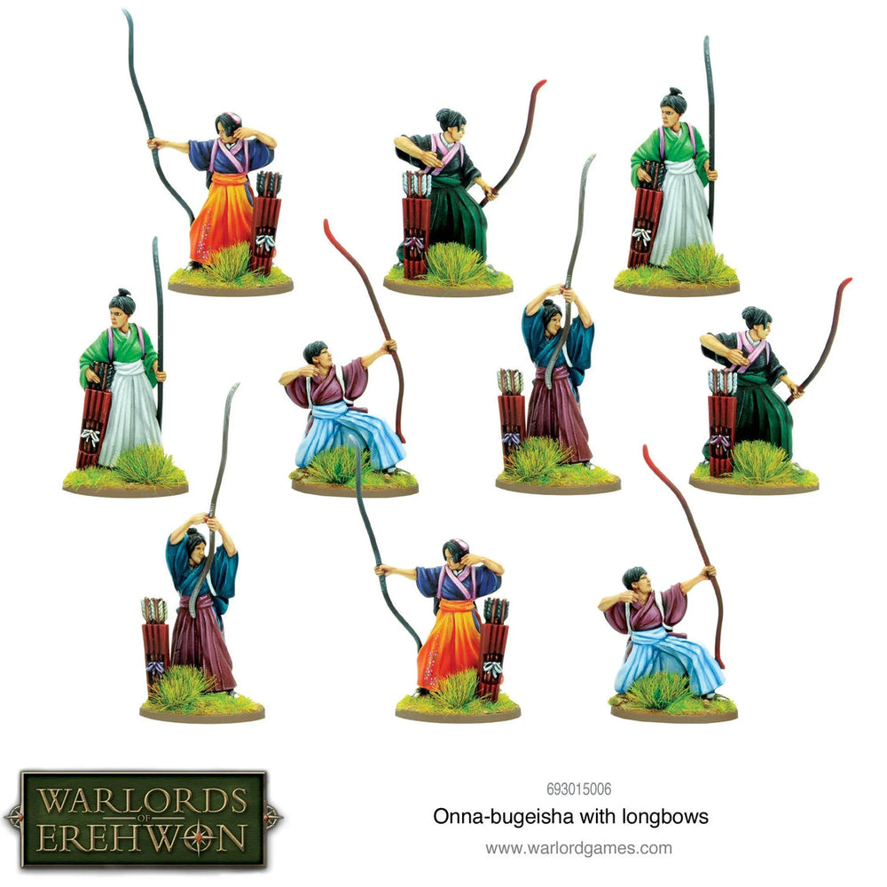 Warlords of Erehwon: Samurai: Onna-Bugeisha with Longbows