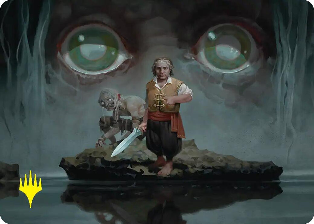 Riddles in the Dark Art Card (Gold-Stamped) [The Hobbit Art Series]