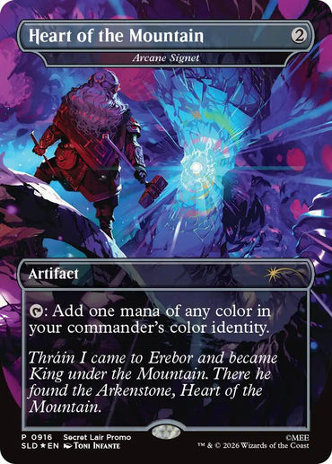 Heart of the Mountain - Arcane Signet [Secret Lair Drop Series]