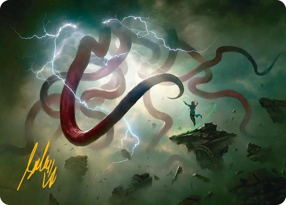 Omnipresence Art Card (Gold-Stamped Signature) [Reality Fracture Art Series]