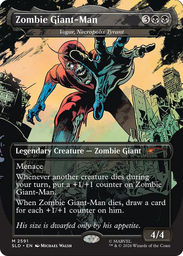 Zombie Giant-Man - Vogar, Necropolis Tyrant [Secret Lair Drop Series]