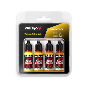 Vallejo: Game Colour: Yellow Colours Acrylic Paint Set