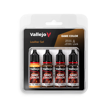 Vallejo: Game Colour: Leather Acrylic Paint Set