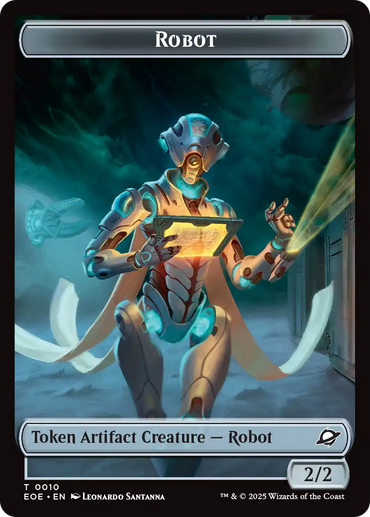 Robot // Munitions Double-Sided Token [Edge of Eternities Tokens]