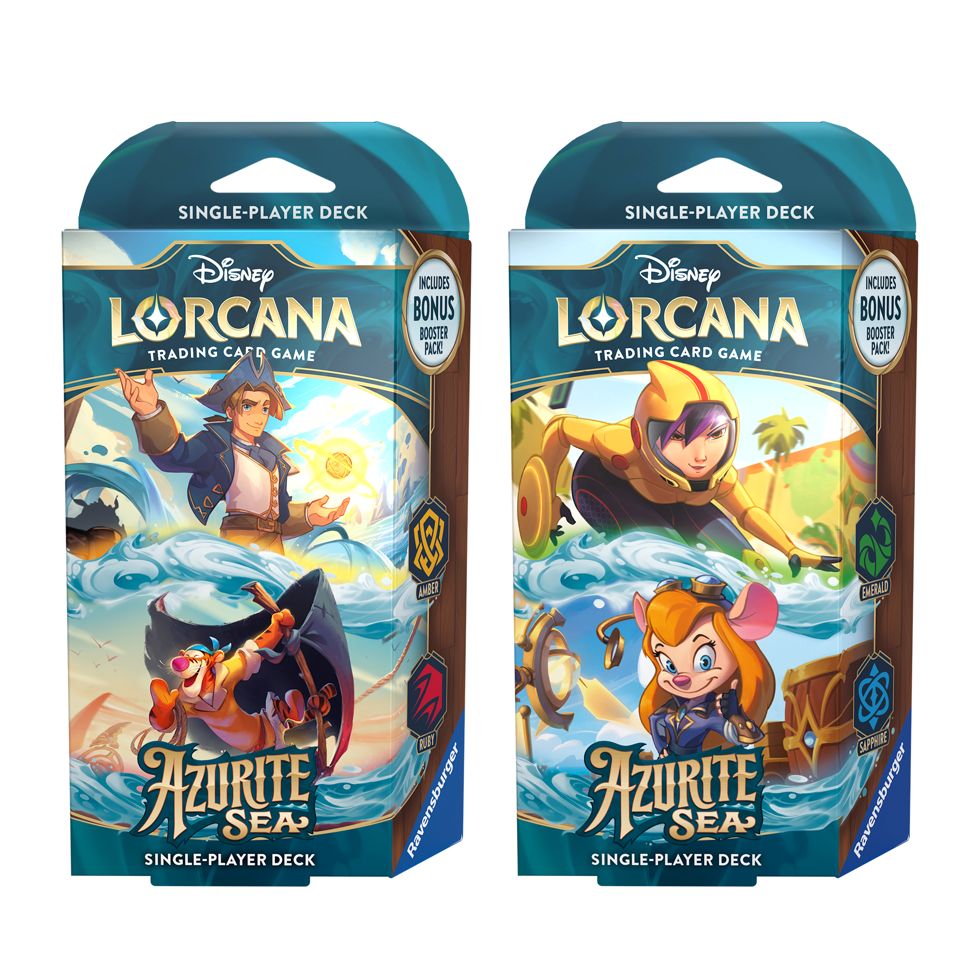 Disney Lorcana: S6 Azurite Sea Single-Player Deck