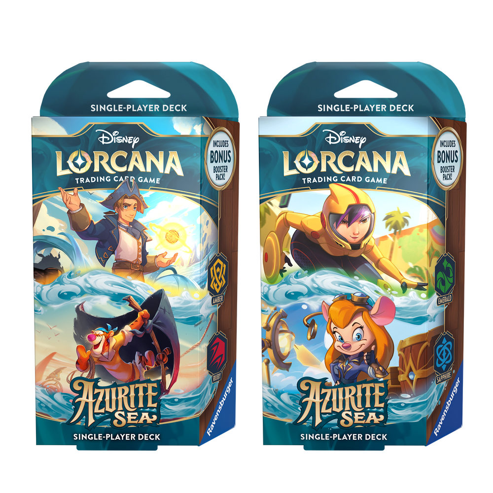 Disney Lorcana: S6 Azurite Sea Single-Player Deck