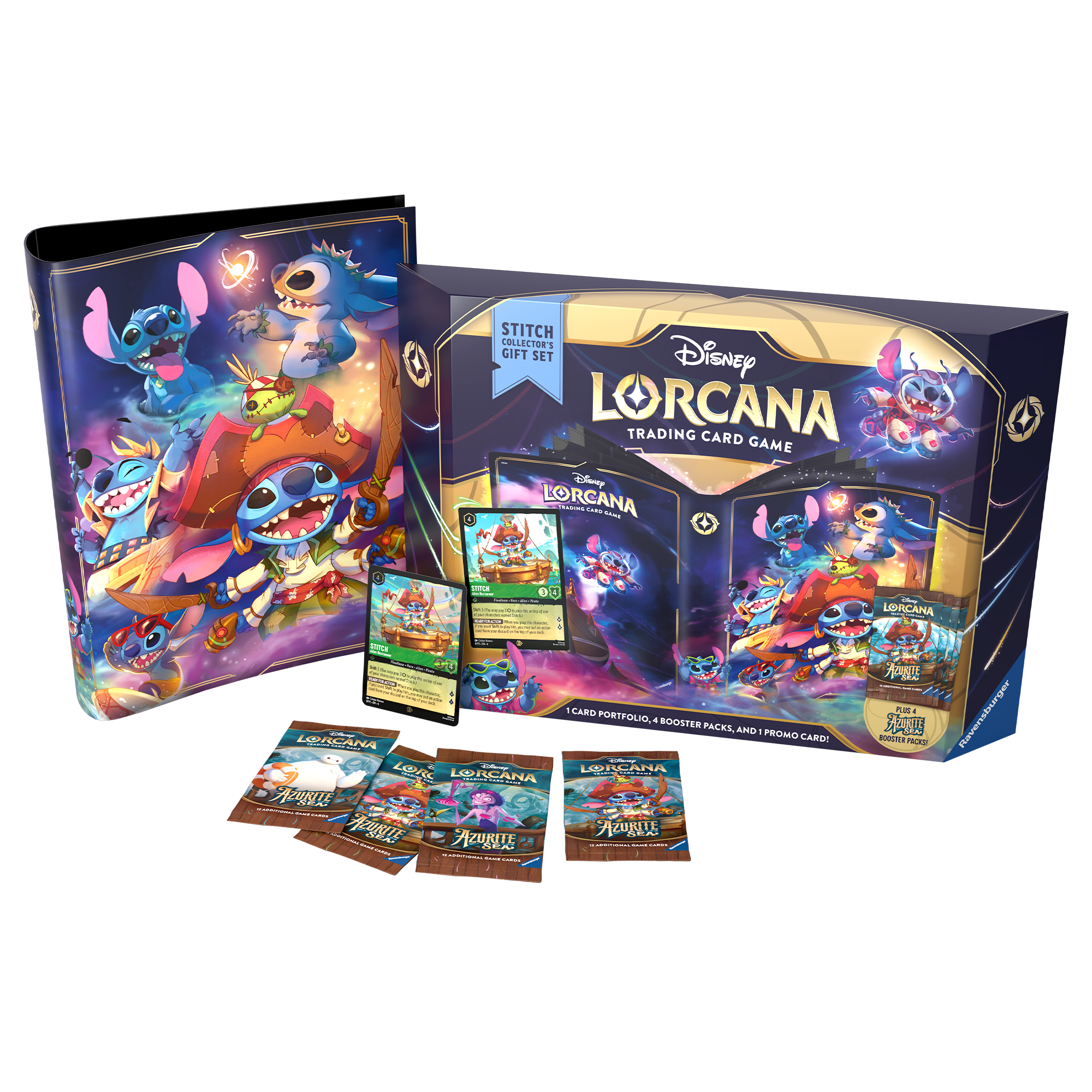 Disney Lorcana: S6 Azurite Sea Stitch Collector's Gift Set