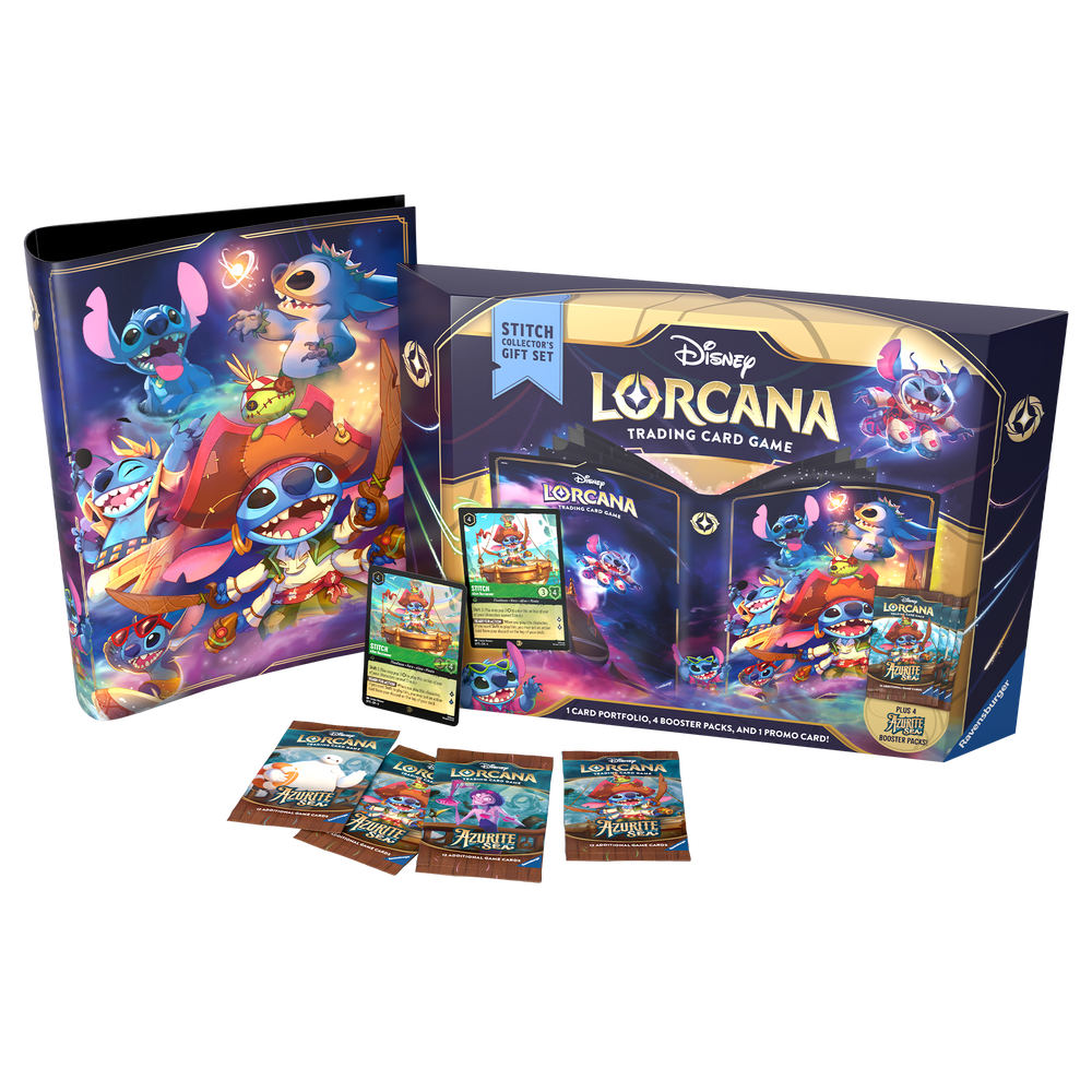 Disney Lorcana: S6 Azurite Sea Stitch Collector's Gift Set