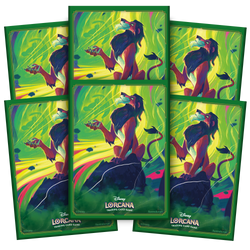 Disney Lorcana: S6 Azurite Sea Sleeves - Scar Vengeful Lion