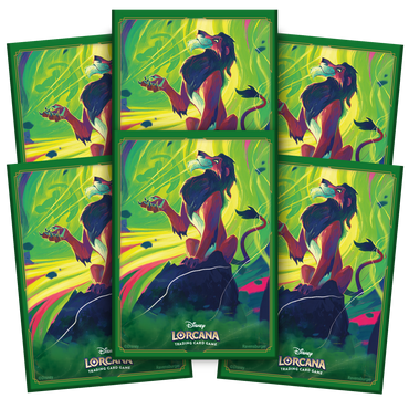 Disney Lorcana: S6 Azurite Sea Sleeves - Scar Vengeful Lion