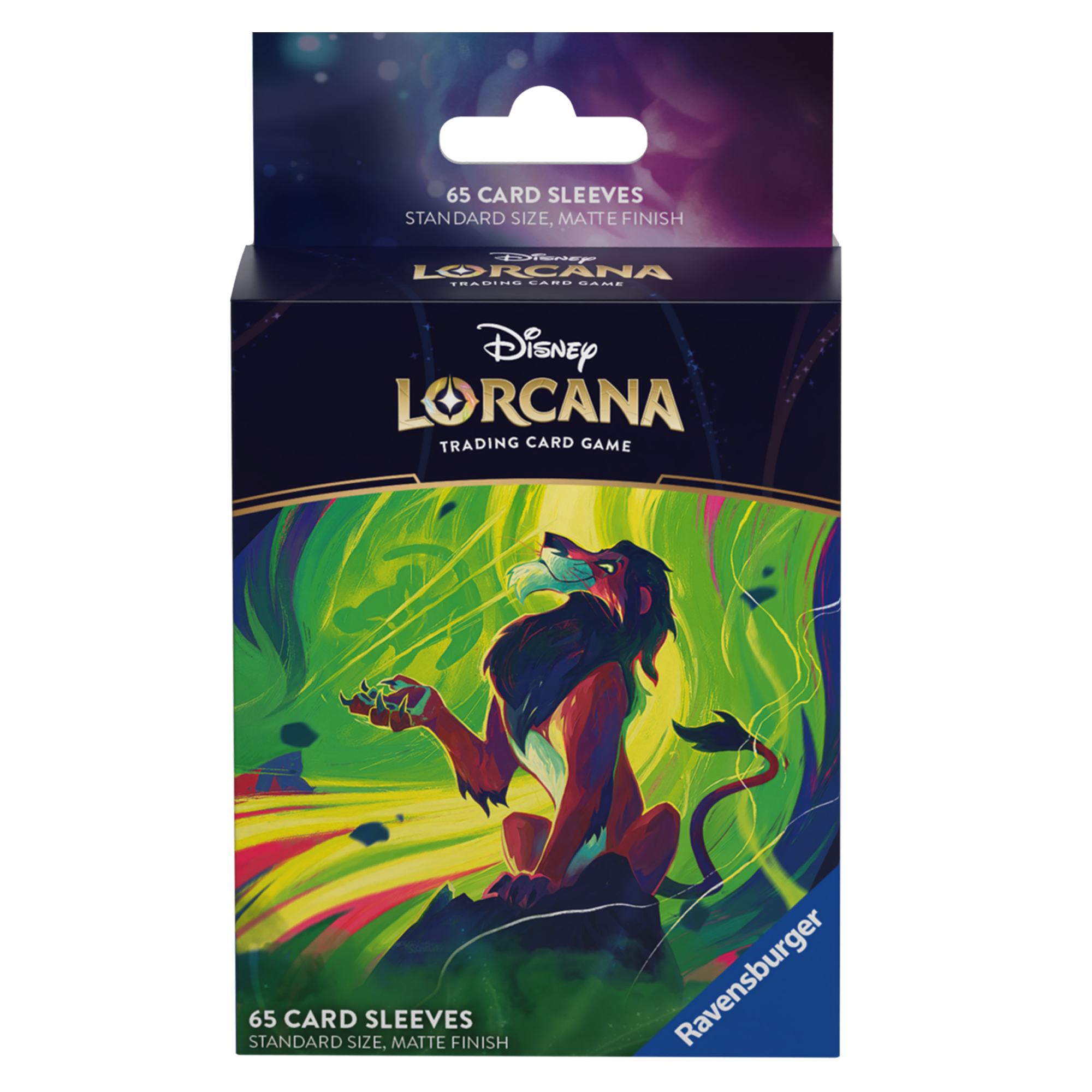 Disney Lorcana: S6 Azurite Sea Sleeves - Scar Vengeful Lion