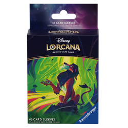Disney Lorcana: S6 Azurite Sea Sleeves - Scar Vengeful Lion