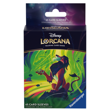 Disney Lorcana: S6 Azurite Sea Sleeves - Scar Vengeful Lion