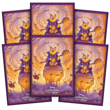 Disney Lorcana: S6 Azurite Sea Sleeves - Winnie the Pooh Honey Wizard