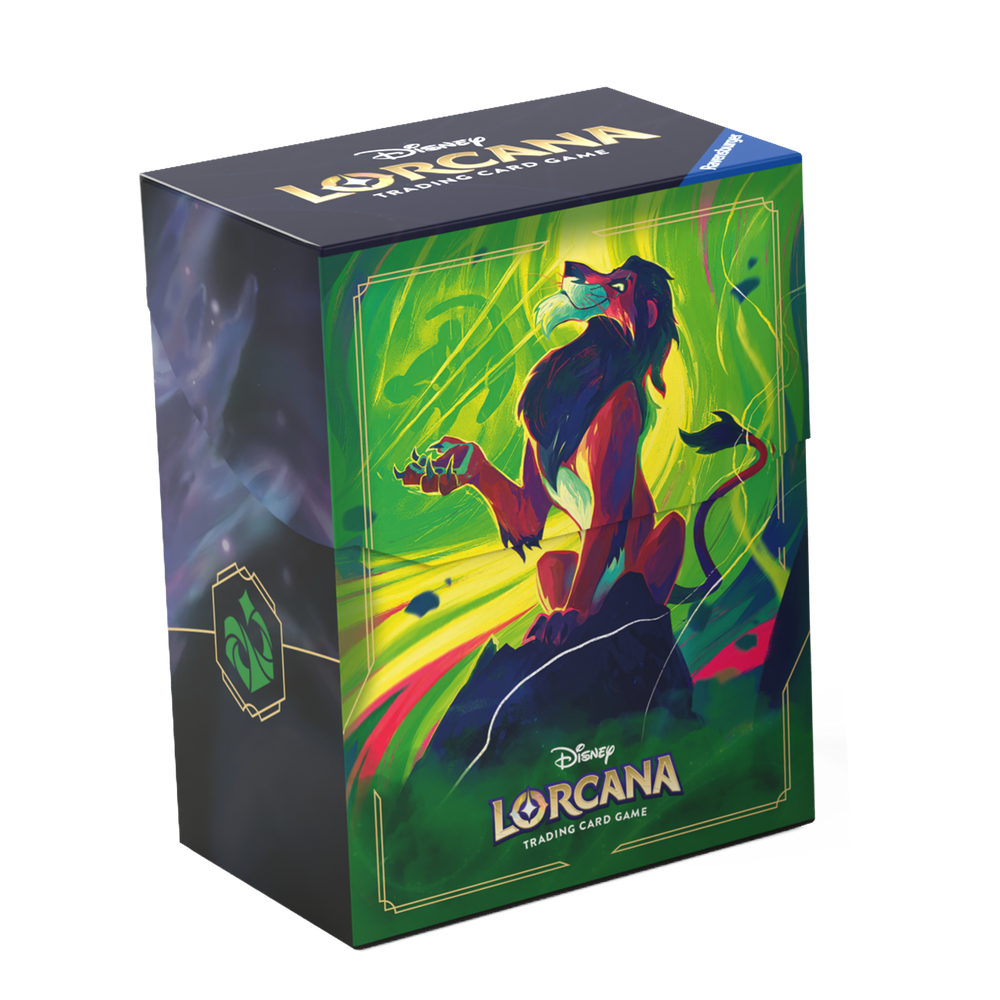 Disney Lorcana: S6 Azurite Sea Deck Box - Scar Vengeful Lion