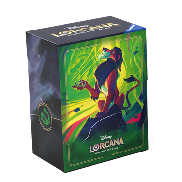 Disney Lorcana: S6 Azurite Sea Deck Box - Scar Vengeful Lion