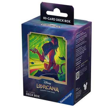 Disney Lorcana: S6 Azurite Sea Deck Box - Scar Vengeful Lion