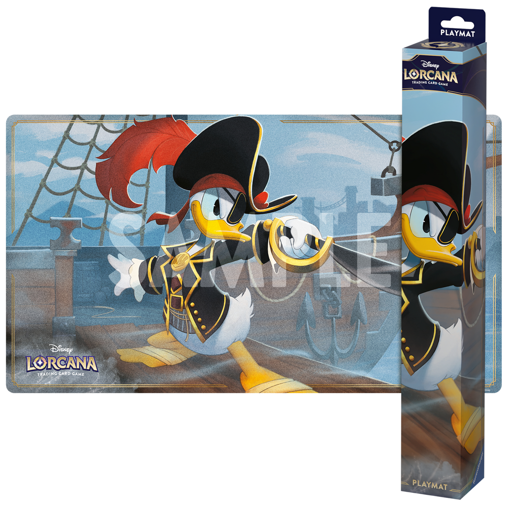 Disney Lorcana: S6 Azurite Sea Playmat - Donald Duck Buccaneer