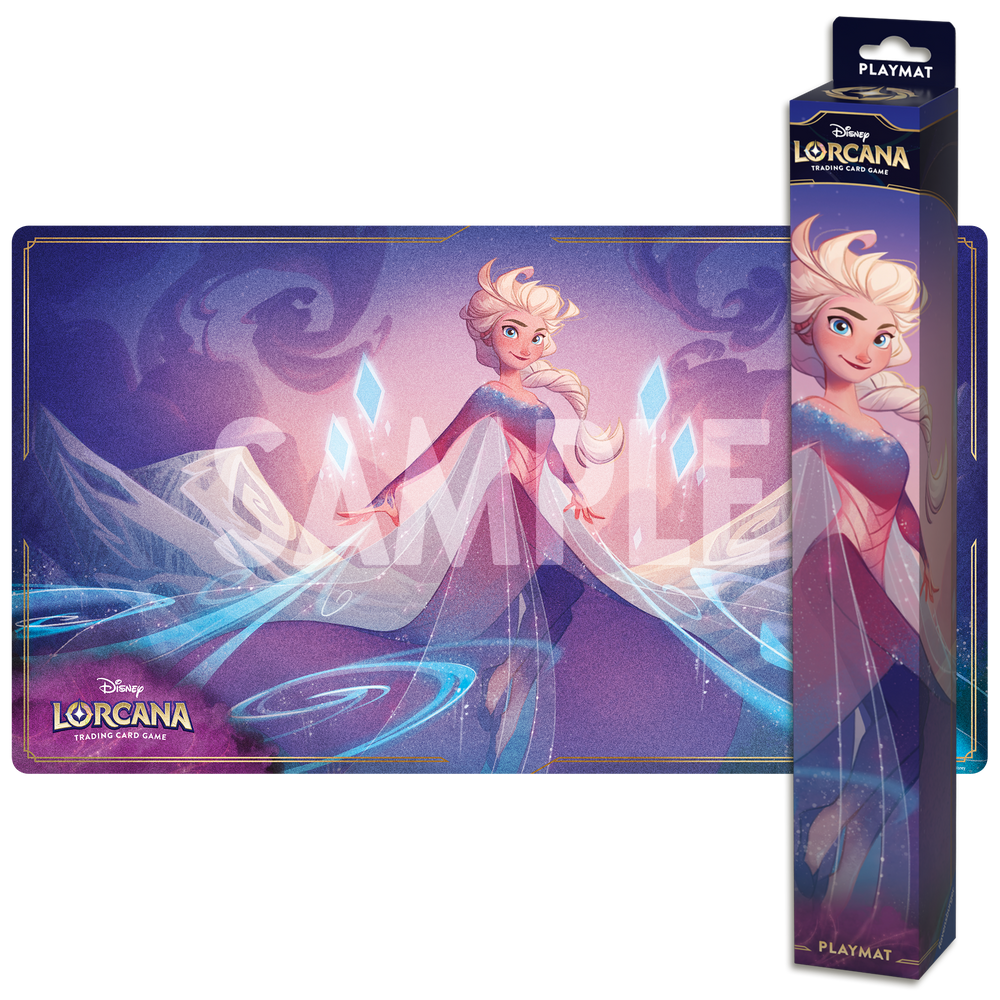 Disney Lorcana: S6 Azurite Sea Playmat - Elsa The Fifth Spirit