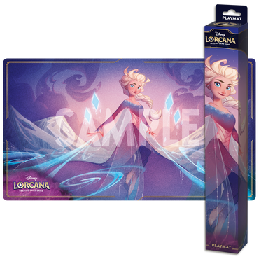 Disney Lorcana: S6 Azurite Sea Playmat - Elsa The Fifth Spirit
