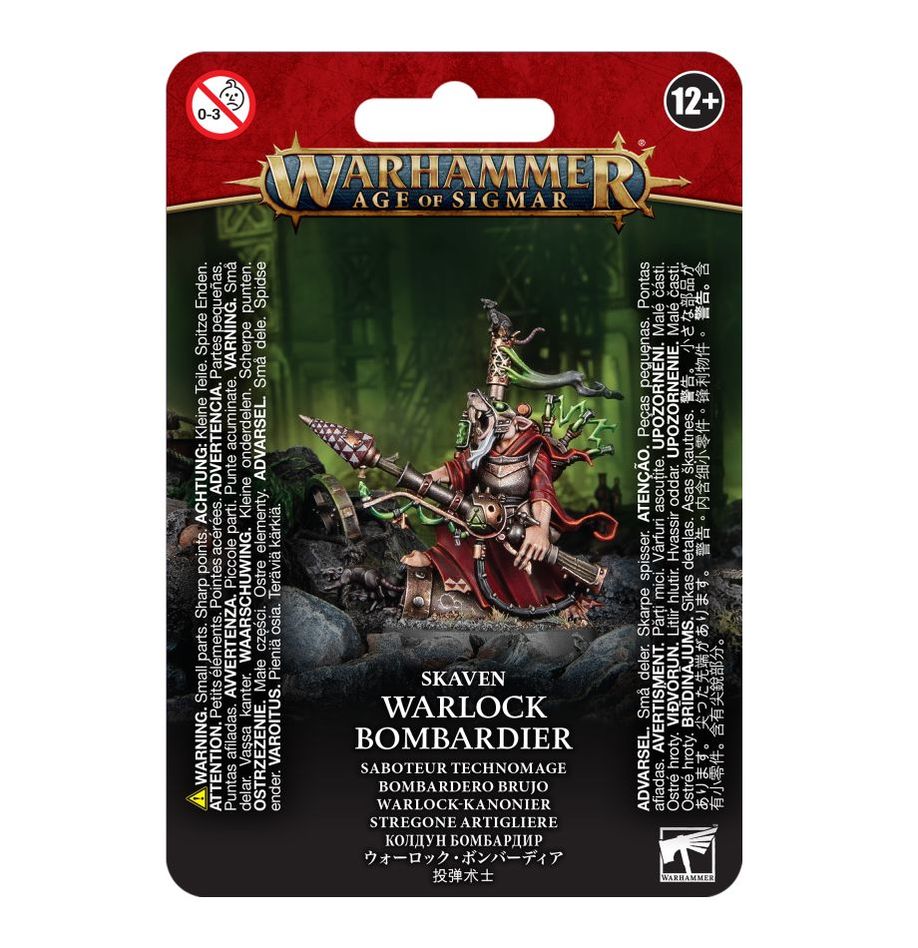 Warhammer Age of Sigmar: Skaven Warlock Bombardier