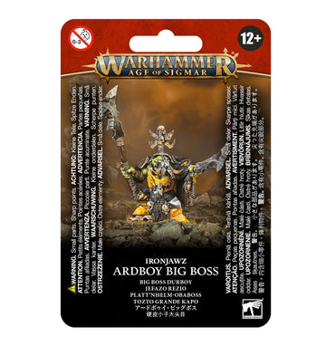 Warhammer Age of Sigmar: Orruk Warclans Ardboy Big Boss