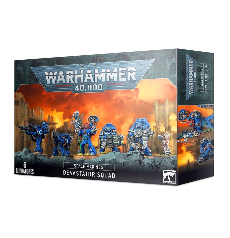 Warhammer 40000: Space Marines Devastator Squad*