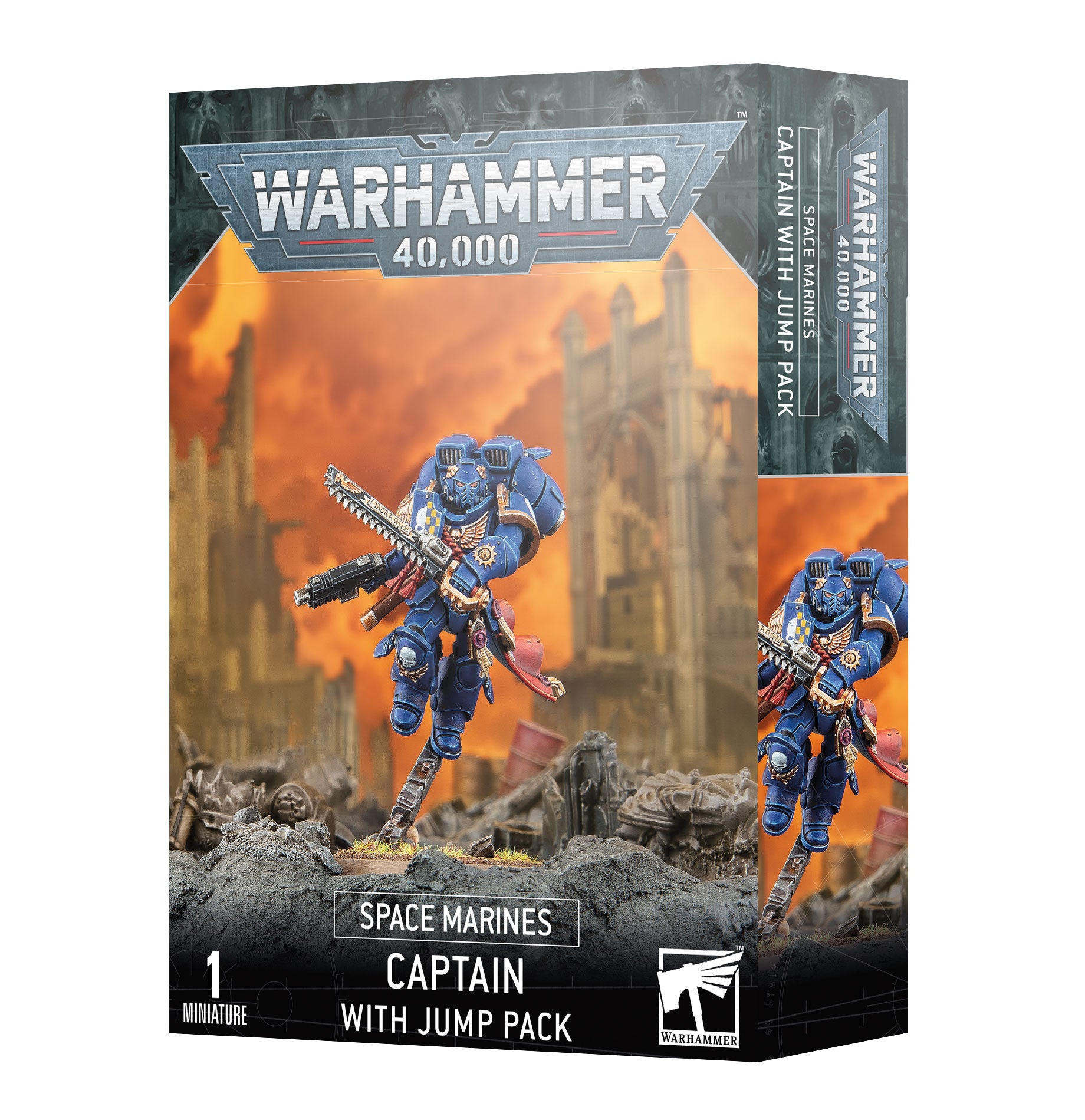 Warhammer 40000: Space Marines Captain with Jump Pack