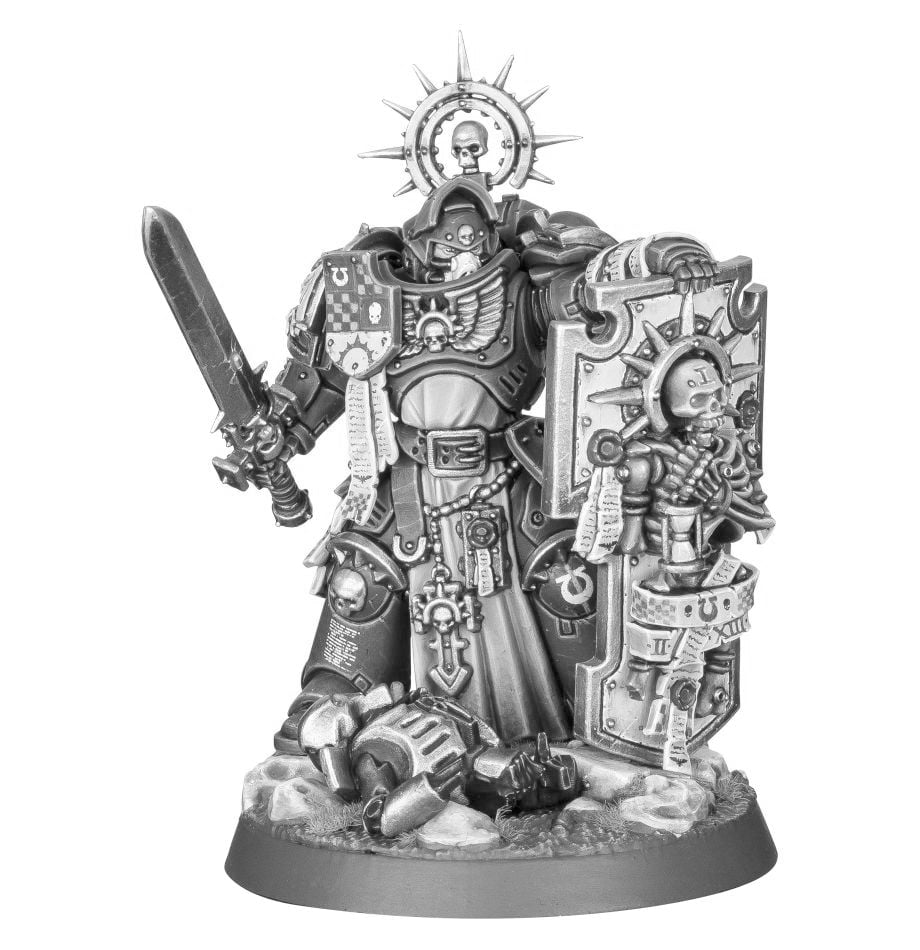 Warhammer 40000: Space Marines Captain with Relic Shield