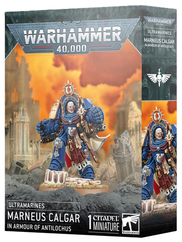 Warhammer 40000: Ultramarines Marneus Calgar In Armour of Antilochus