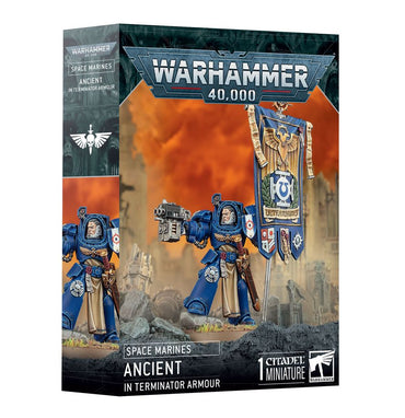 Warhammer 40000: Space Marine Ancient in Terminator Armour