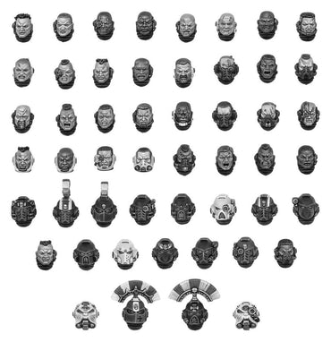 Warhammer 40000: Space Marines Heads