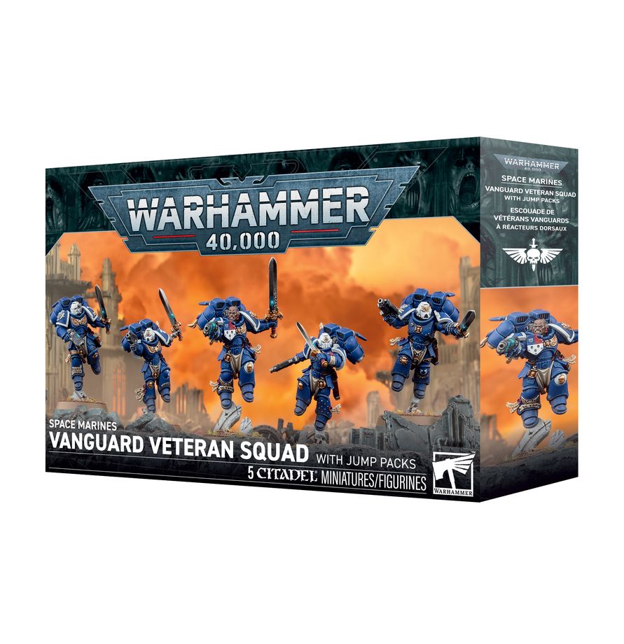 Warhammer 40000: Space Marines Vanguard Veteran Squad with Jump Packs
