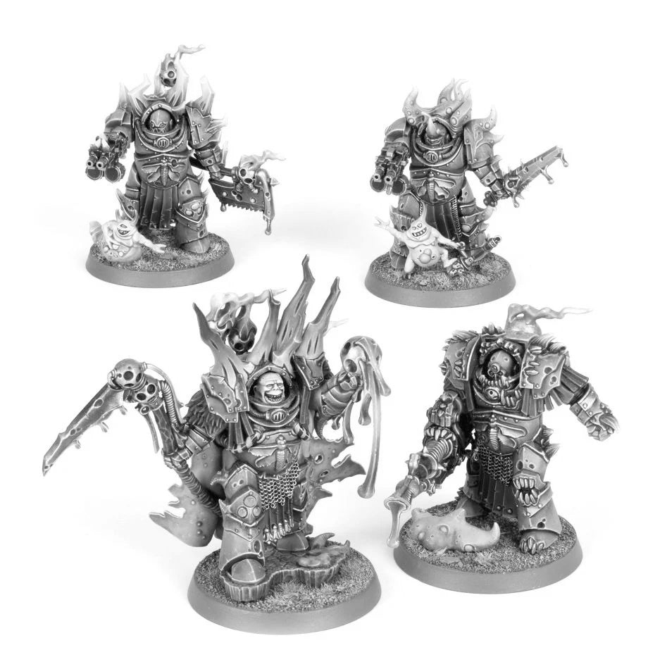 Warhammer 40000: Death Guard Lord Felthius and The Tainted Cohort