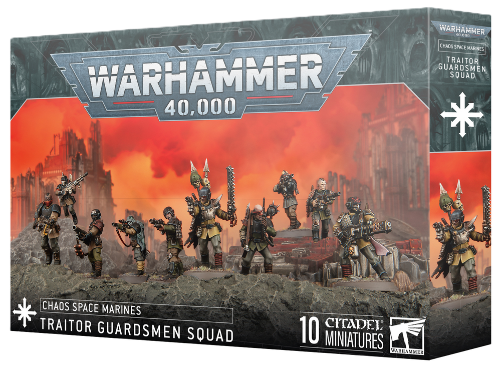 Warhammer 40000: Chaos Space Marine Traitor Guardsmen Squad