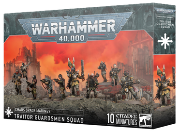 Warhammer 40000: Chaos Space Marine Traitor Guardsmen Squad