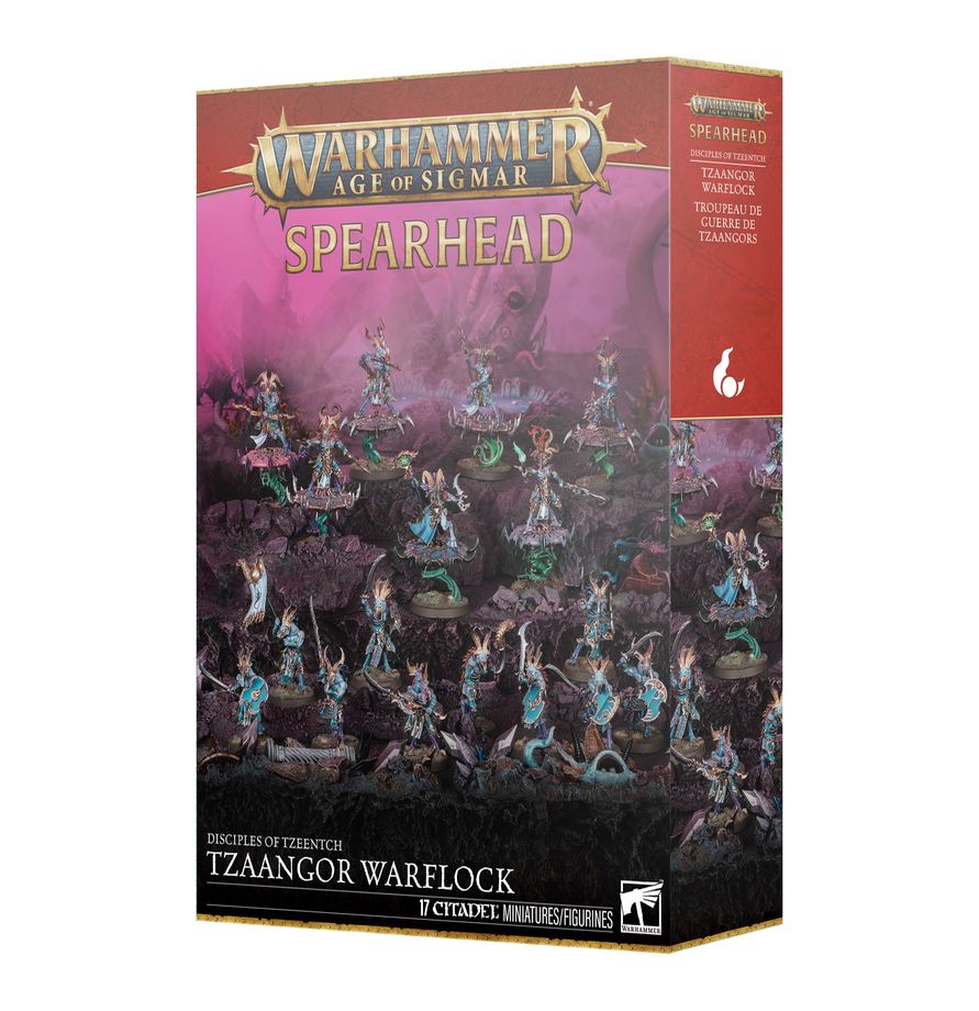 Warhammer Age of Sigmar: Spearhead: Disciples of Tzeentch Tzaangor Warflock