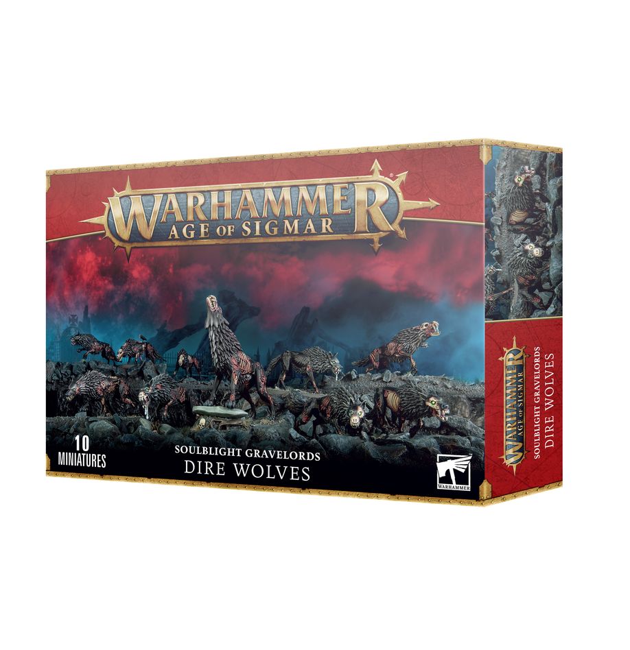 Warhammer Age of Sigmar: Soulblight Gravelords Dire Wolves