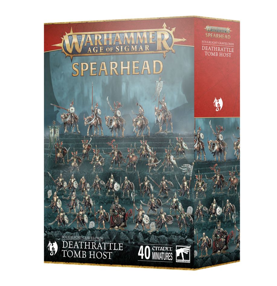 Warhammer Age of Sigmar: Spearhead: Soulblight Gravelords Deathrattle Tomb Host