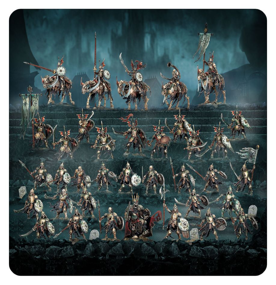 Warhammer Age of Sigmar: Spearhead: Soulblight Gravelords Deathrattle Tomb Host