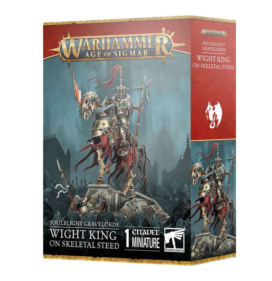 Warhammer Age of Sigmar: Soulblight Gravelords Wight  King on Skeletal Steed