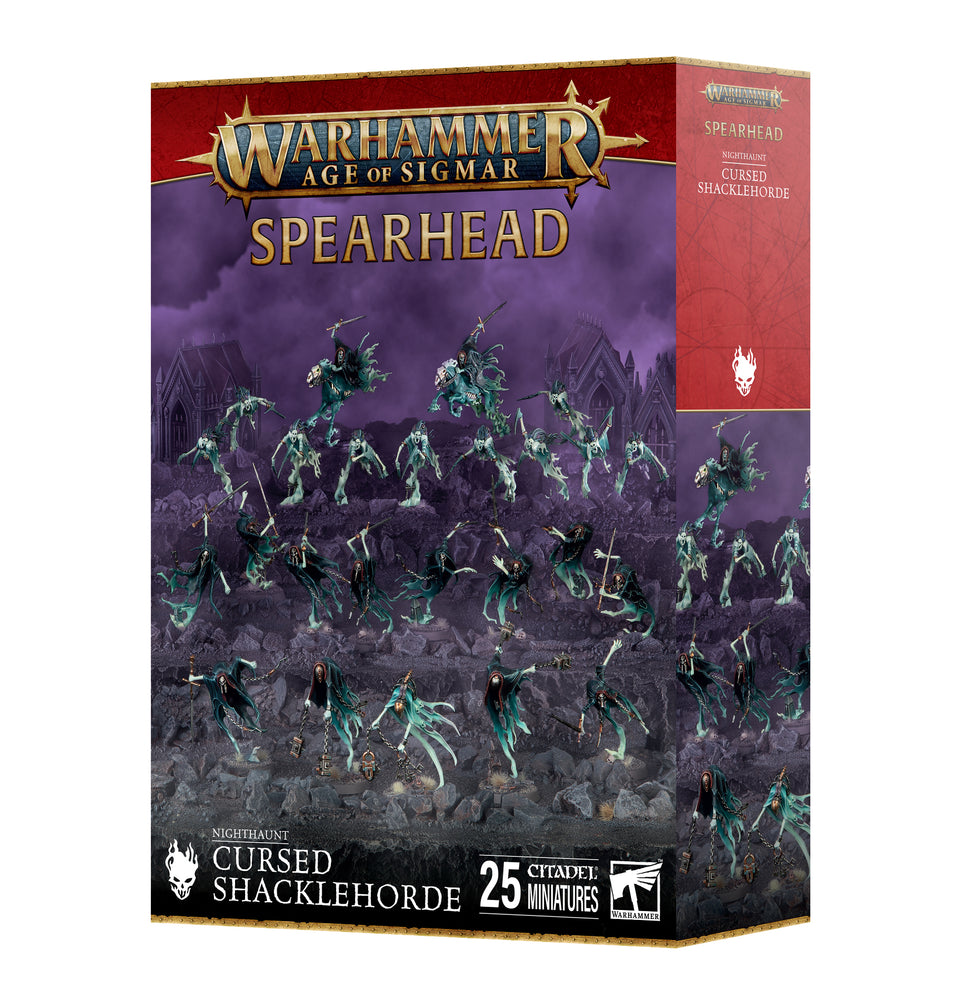 Warhammer Age of Sigmar: Spearhead: Nighthaunt Cursed Shacklehorde