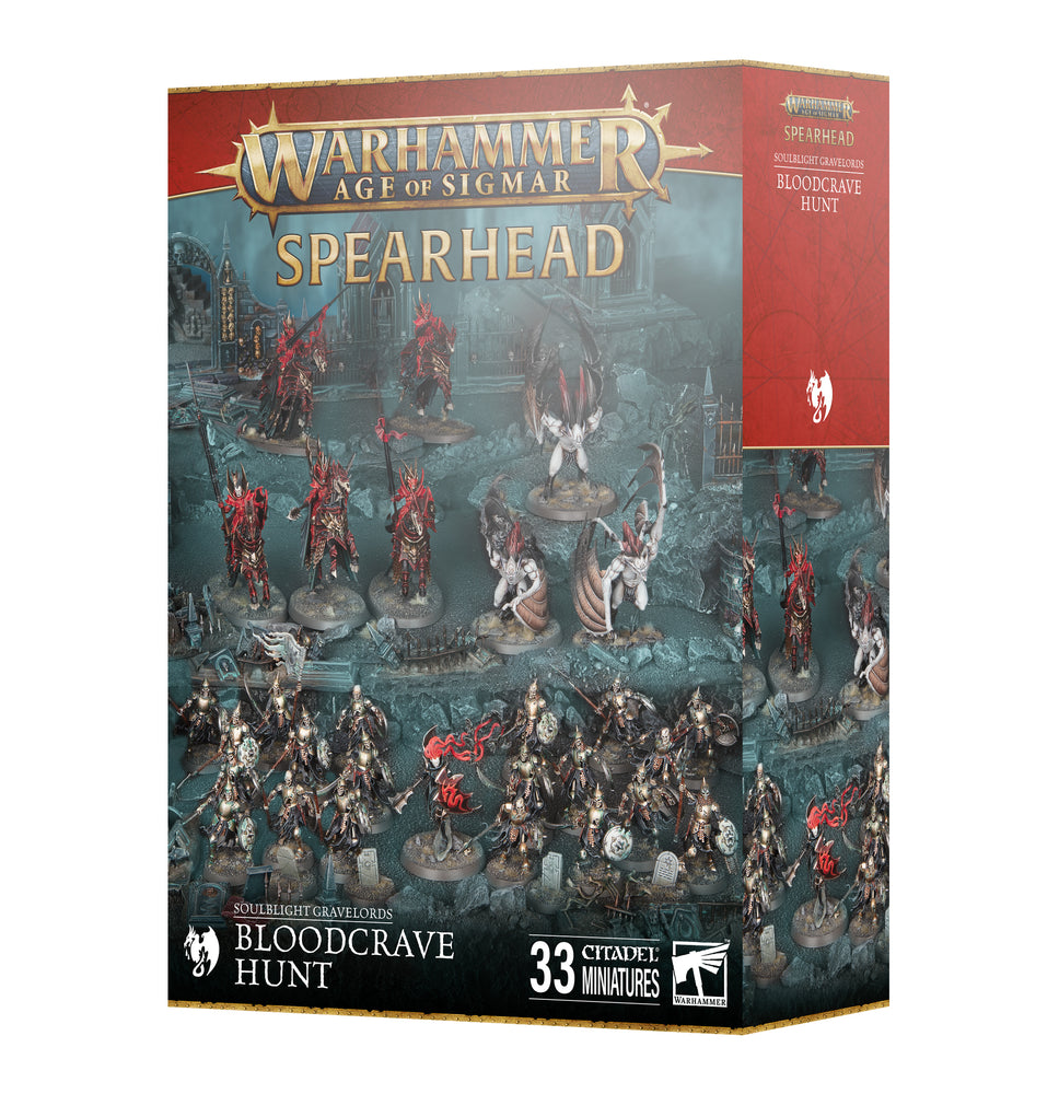 Warhammer Age of Sigmar: Soulblight Gravelords Bloodcrave Hunt Spearhead
