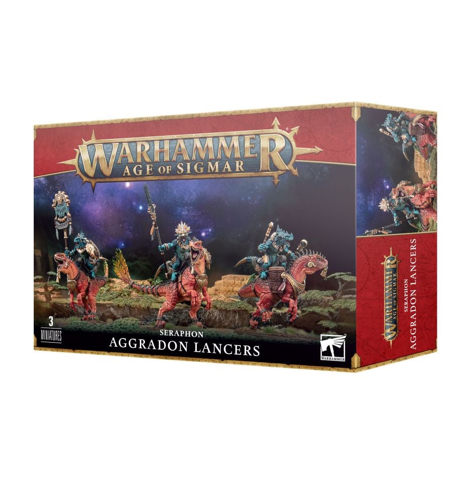 Warhammer Age of Sigmar: Seraphon Aggradon Lancers*