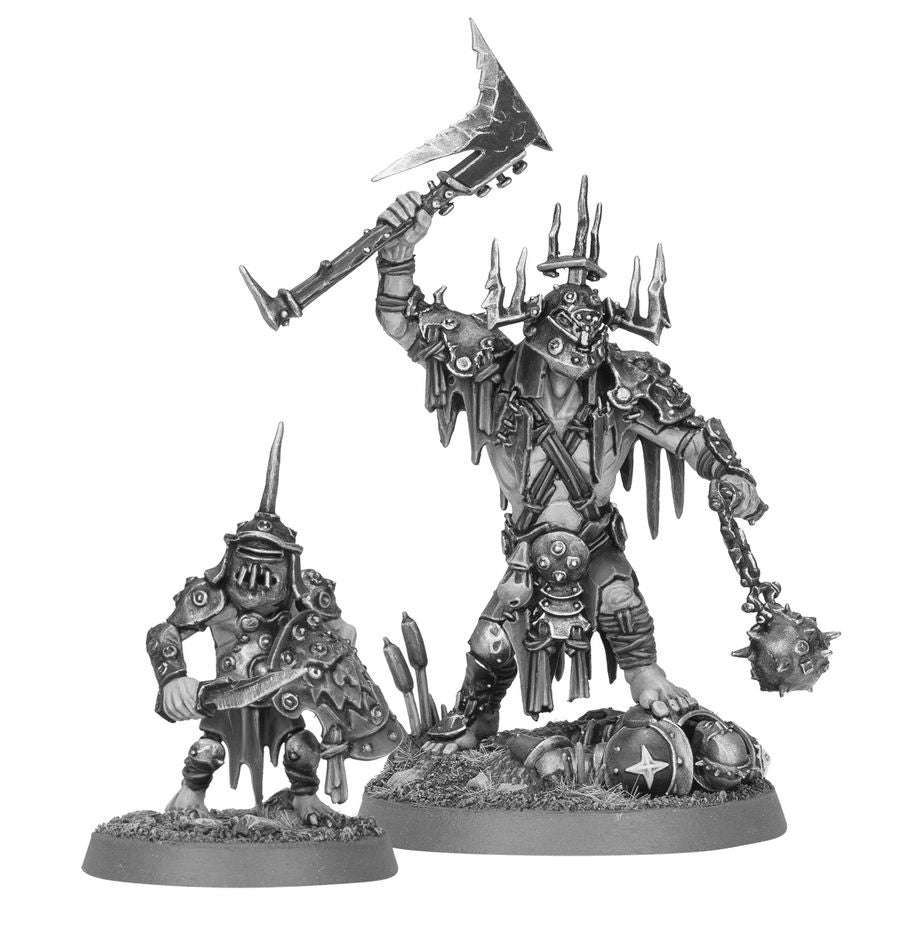 Warhammer Age of Sigmar: Orruk Warclans Killaboss with Stab-grot